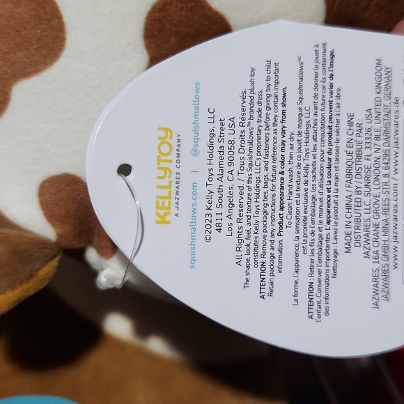 Alonzo the Longhorn Cow Squishmallow 8 ih - Picture 4 of 4